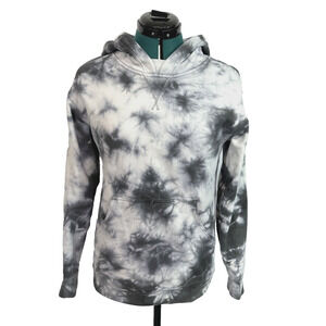 Lululemon All Yours Hoodie Hooded Sweatshirt Gray Tie Dye Hoodie‎ Size 4